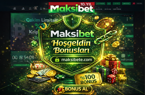 Maksibet hoşgeldin bonusu kampanyası ve yatırım promosyonu bannerı